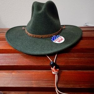 Overland Stetson "Lonesome Trail" hat Sz Medium